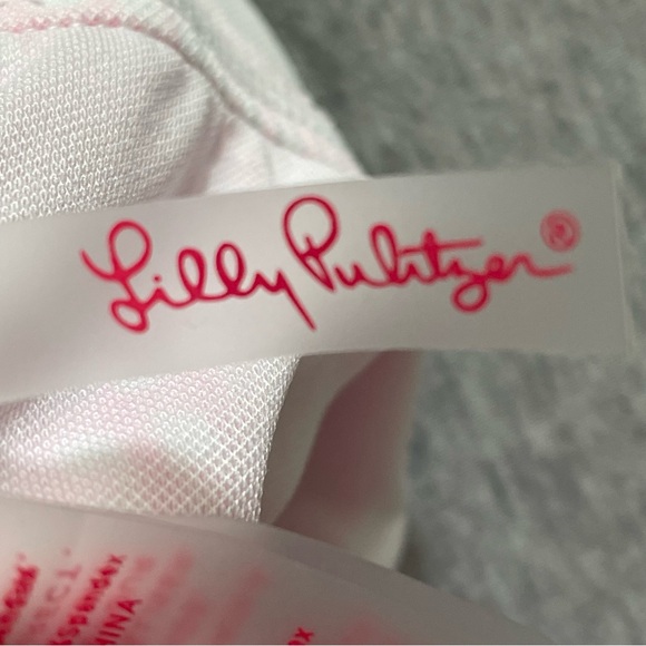 Lilly Pulitzer Women’s Sz 12 Pink Isle Along The Same Line 1 Piece Swimsuit - Picture 6 of 8